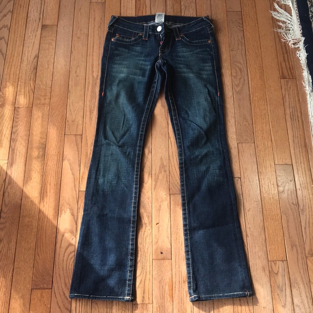 💎 True Religion Johnny jeans, dark wash, size 26